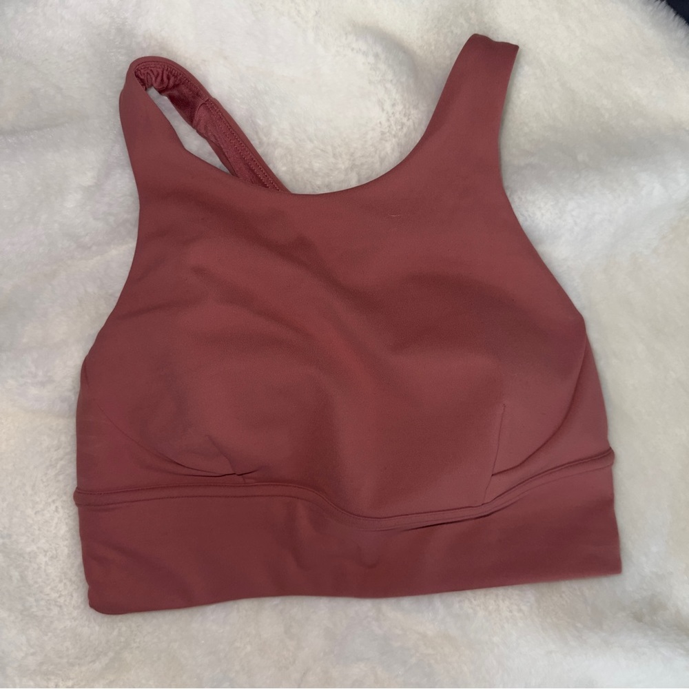 Lululemon Wunder Train Longline Bra - Brier Rose